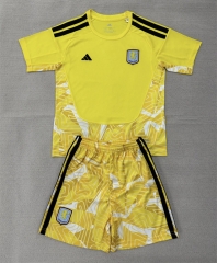 26-27 Aston Villa Goalkeeper Yellow Soccer Uniform-AY