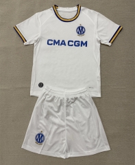 26-27 Olympique de Marseille Home White Soccer Uniform-AY 26-27 Olympique de Marseille Home White Soccer Uniform-AY