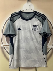 (S-4XL) 26-27 Club Sport Emelec Away Grey Thailand Soccer Jersey AAA-2315