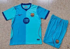 26-27 Barcelona 2nd Away Blue Soccer Uniform-718