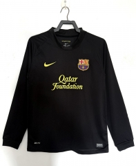 Retro Version 11-12 Barcelona Away Black LS Thailand Soccer Jersey AAA-811 Retro Version 11-12 Barcelona Away Black LS Thailand Soccer Jersey AAA-811