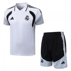 26-27 Real Madrid White Thailand Polo Uniform-815 26-27 Real Madrid White Thailand Polo Uniform-815