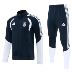 26-27 Real Madrid Royal Blue Thailand Soccer Jacket Uniform-4627 26-27 Real Madrid Royal Blue Thailand Soccer Jacket Uniform-4627