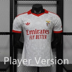 Player Version 26-27 Benfica Away Grey&White Thailand Soccer Jersey AAA-888