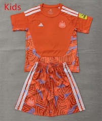 26-27 Newcastle United Goalkeeper Orange Kids/Youth Soccer Uniform-AY 26-27 Newcastle United Goalkeeper Orange Kids/Youth Soccer Uniform-AY