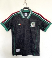 26-27 Joint Version Mexico Black Thailand Soccer Jersey AAA-811 26-27 Joint Version Mexico Black Thailand Soccer Jersey AAA-811