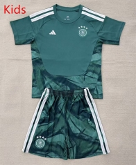 26-27 Germany Goalkeeper Green Kids/Youth Soccer Uniform-AY