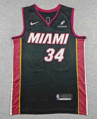 Miami Heat Black #34 NBA Jersey-1380 Miami Heat Black #34 NBA Jersey-1380