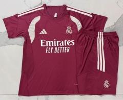 26-27 Real Madrid Pink Short-sleeved Thailand Soccer Tracksuit-815 26-27 Real Madrid Pink Short-sleeved Thailand Soccer Tracksuit-815