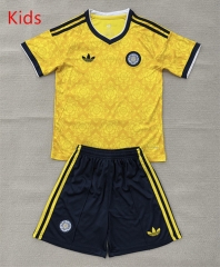 26-27 Leeds United Away Yellow Kids/Youth Soccer Uniform-AY