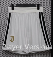 Player Version 26-27 Juventus Home White Thailand Soccer Shorts-9380 Player Version 26-27 Juventus Home White Thailand Soccer Shorts-9380