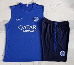 26-27 Inter Milan Color Blue Thailand Soccer Vest Tracksuit-815 26-27 Inter Milan Color Blue Thailand Soccer Vest Tracksuit-815
