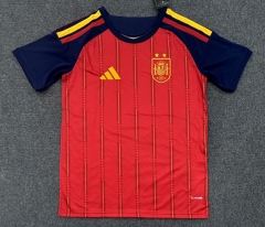 (S-4XL) With 2 Stars 26-27 Spain Home Red Thailand Soccer Jersey AAA (S-4XL) With 2 Stars 26-27 Spain Home Red Thailand Soccer Jersey AAA