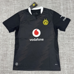 (S-4XL) 26-27 Dortmund Away Black Thailand Soccer Jersey AAA-4506 (S-4XL) 26-27 Dortmund Away Black Thailand Soccer Jersey AAA-4506