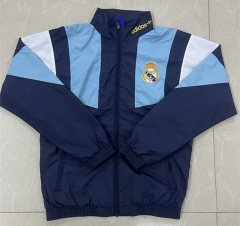 26-27 Real Madrid Royal Blue Thailand Trench Coats-8268 26-27 Real Madrid Royal Blue Thailand Trench Coats-8268