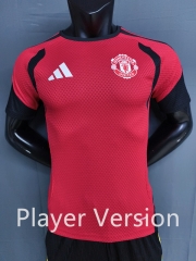 (S-3XL) Player Version 26-27 Manchester United Red Thailand Training Jersey AAA-9926 (S-3XL) Player Version 26-27 Manchester United Red Thailand Training Jersey AAA-9926