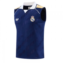 26-27 Real Madrid Royal Blue Thailand Training Soccer Vest-418