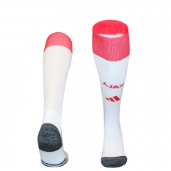 26-27 Ajax Home White Thailand Soccer Socks 26-27 Ajax Home White Thailand Soccer Socks