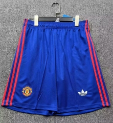 26-27 Manchester United Away Blue Thailand Soccer Shorts 26-27 Manchester United Away Blue Thailand Soccer Shorts