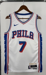 Philadelphia 76ers #7 White NBA Jersey-311 Philadelphia 76ers #7 White NBA Jersey-311