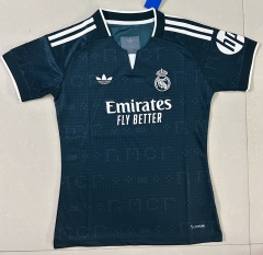 26-27 Real Madrid Away Green Thailand Women Soccer Jersey AAA-708 26-27 Real Madrid Away Green Thailand Women Soccer Jersey AAA-708