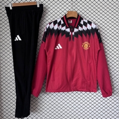 26-27 Manchester United Red Thailand Trench Coat Uniform-2315