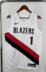 2026 Portland Trail Blazers White #1 NBA Jersey-311 2026 Portland Trail Blazers White #1 NBA Jersey-311