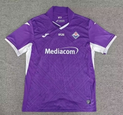 (S-4XL) 26-27 Fiorentina Home Purple Thailand Soccer Jersey AAA-8025