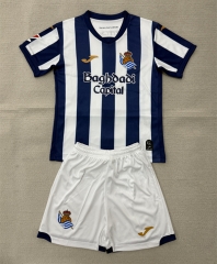26-27 Real Sociedad Home White& Blue Soccer Uniform-AY 26-27 Real Sociedad Home White& Blue Soccer Uniform-AY