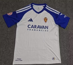(S-4XL) 26-27 Real Zaragoza Home White Thailand Soccer Jersey AAA-8025