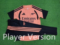 Long Pants (S-3XL) Player Version 26-27 Arsenal Orange Thailand Training Soccer Uniform-9926