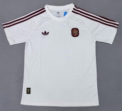 26-27 Anniversary Edition Spain White Thailand Soccer Jersey AAA-0523 26-27 Anniversary Edition Spain White Thailand Soccer Jersey AAA-0523