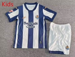 26-27 Real Sociedad Home Blue&White Kids/Youth Soccer Uniform-7809 26-27 Real Sociedad Home Blue&White Kids/Youth Soccer Uniform-7809