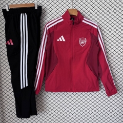 26-27 Arsenal Red Thailand Trench Coat Uniform-2315