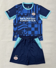 26-27 PSV Eindhoven 2nd Away Blue&Black Soccer Uniform-AY 26-27 PSV Eindhoven 2nd Away Blue&Black Soccer Uniform-AY