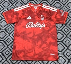 With Sponsor (S-4XL) 26-27 Nottingham Forest Home Red Thailand Soccer jersey AAA-2315 With Sponsor (S-4XL) 26-27 Nottingham Forest Home Red Thailand Soccer jersey AAA-2315