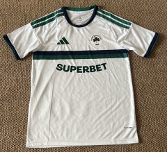 (S-4XL) 26-27 Panathinaikos F.C. Away White Thailand Soccer Jersey AAA-9663 (S-4XL) 26-27 Panathinaikos F.C. Away White Thailand Soccer Jersey AAA-9663