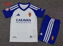 26-27 Real Zaragoza Home White Kids/Youth Soccer Uniform-7809 26-27 Real Zaragoza Home White Kids/Youth Soccer Uniform-7809