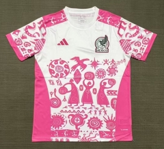 26-27 Special Version Mexico Pink Thailand Soccer Jersey AAA-9755 26-27 Special Version Mexico Pink Thailand Soccer Jersey AAA-9755