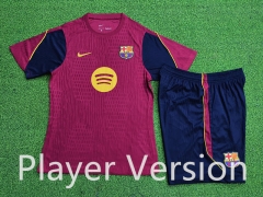 (S-3XL) Player Version 26-27 Barcelona Maroon Thailand Training Soccer Uniform-9926 (S-3XL) Player Version 26-27 Barcelona Maroon Thailand Training Soccer Uniform-9926