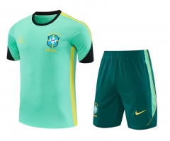 26-27 Brazil Green Thailand Training Soccer Uniform-418 26-27 Brazil Green Thailand Training Soccer Uniform-418