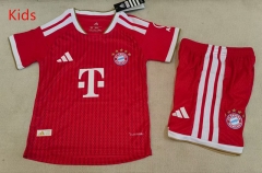 26-27 Correct Version Bayern München Home Red Kids/Youth Soccer Uniform-507 26-27 Correct Version Bayern München Home Red Kids/Youth Soccer Uniform-507