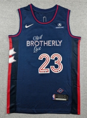 2024 City Edition Philadelphia 76ers #23 Dark Blue NBA Jersey-1380 2024 City Edition Philadelphia 76ers #23 Dark Blue NBA Jersey-1380