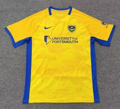 (S-4XL) 26-27 Portsmouth Away Yellow Thailand Soccer Jersey AAA-8025 (S-4XL) 26-27 Portsmouth Away Yellow Thailand Soccer Jersey AAA-8025