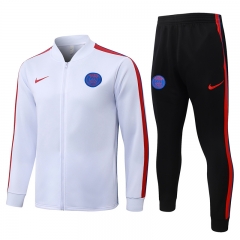 26-27 PSG White Thailand Soccer Jacket Uniform-815