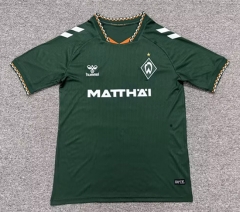 (S-4XL) 26-27 SV Werder Bremen Away Green Thailand Soccer Jersey AAA-8025