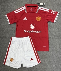 26-27 Manchester United Home Red Soccer Uniform-4247 26-27 Manchester United Home Red Soccer Uniform-4247