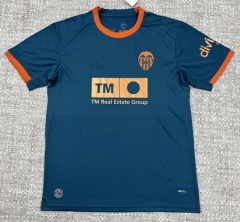(S-4XL) 26-27 Valencia Away Royal Blue Thailand Soccer Jersey AAA-4506
