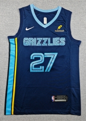 Memphis Grizzlies Dark Blue #27 NBA Jersey -1380 Memphis Grizzlies Dark Blue #27 NBA Jersey -1380