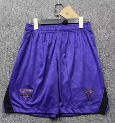 26-27 Barcelona Away Purple Thailand Soccer Shorts